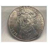 1976 Johann Nestroy 1801-1862 64% Silver Coin