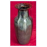 Vintage Drip Glaze 25" Floor Vase