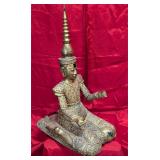 Hand Carved Antique Burmese Nat Statue