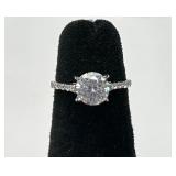 Beautiful Sterling Silver & CZ Ring