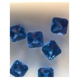 6 EA - APPROX 1.05CT 6x6MM TOPAZ