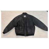 Genuine Leather John Ashford Aviator Bomber Jacket