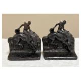 Dodge Inc. Cast Metal Cowboy Bookends