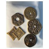 Antique Chinese Coins Date & History Unknown