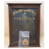 Antique Humphreyï¿½s Specifics Medicine Cabinet
