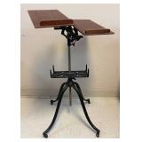 Antique Victorian Cast Iron Bible Stand