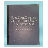 1999-2008 First State Quarts of U.S. Collect. Map