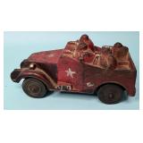 Vintage Sun Rubber Toy Car