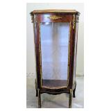 *Antique French Vitrine Curio Cabinet