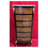 *Antique Marble Top Dresser  w/Ormolu Mounts