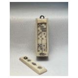 Pre-Ban Ivory Miniature Dominoï¿½s Pendant