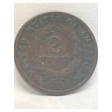 1864 Two Cent Piece