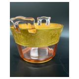 Vintage Pink Deco Bowl