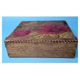 Vintage Pyro Handkerchief Box