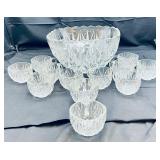 VTG  Hazel Atlas "Williamsport"  Punch Bowl Set