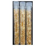 3 Vials of Gold Foil/Flakes