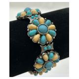 New Stretch Bracelet of Turquoise & Tan Sets