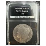 1899 Genuine Morgan Silver Dollar N.O. Mint