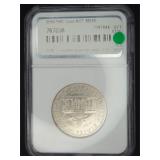 1946 50C Iowa NGC MS65