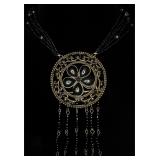 Multi-strand Black Necklace
