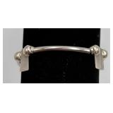 Sterling Silver & Rose Quartz Bracelet