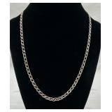 19ï¿½ Sterling Silver Romeo Style Chain Necklace