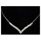 14K Gold Diamond Necklace