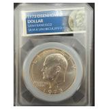 1973 Eisenhower Dollar Silver Uncirculated