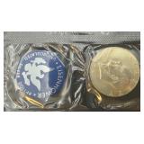 1974 Eisenhower Uncirculated Silver Dollar