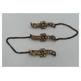 Antique 3 Part Rhinestone Pin/Brooch