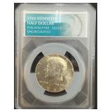1966 Kennedy Half Dollar Silver Uncirculated 40%