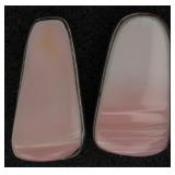 Sterling Silver Pink Coral Earrings