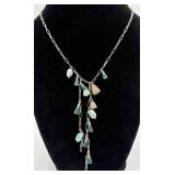 Sterling Artisan-style Paperclip Chain Necklace