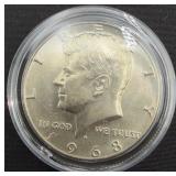 1968 Kennedy Half Dollar