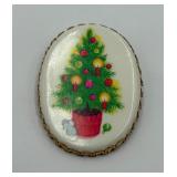 VTG Christmas Tree Pin/Brooch