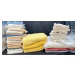 Lot of Towels, Wash Cloths, Blanket & Runner