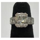 GIA Platinum & Diamond Custom Engagement Ring