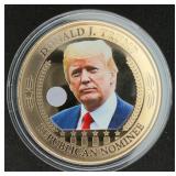 Donald J. Trump Republican Nominee Coin