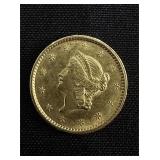1851 U.S.A Liberty Head 1 Gold Dollar Type 1