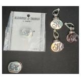 5 ï¿½Hï¿½ Charms Silver-Toned