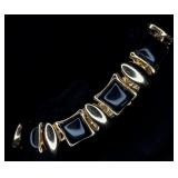 Classic Black & Gold Bracelet