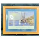 Signed Print of "Mississippi River Landingï¿½