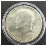 1968 Kennedy Half Dollar