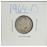 1964-D Roosevelt Dime