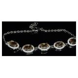 Sterling Oval Color Changing Pariaba Bracelet