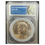 1972 Eisenhower Dollar Silver Uncirculated