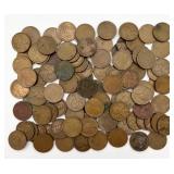 100 Wheat Pennies