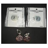4 ï¿½Eï¿½ Charms Silver-Toned