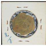 Vtg Kirtland AFB NCO Open Mess Trade Token