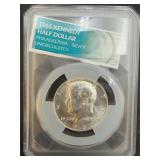 1965 Kennedy Half Dollar Silver Uncirculated 40%